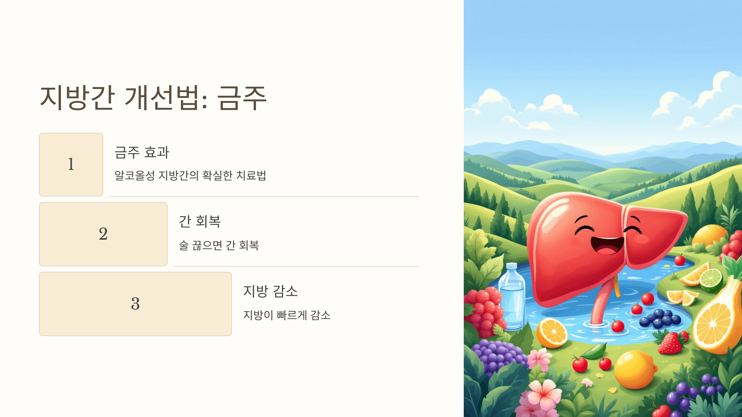 지방간과 관련된 사진입니다.