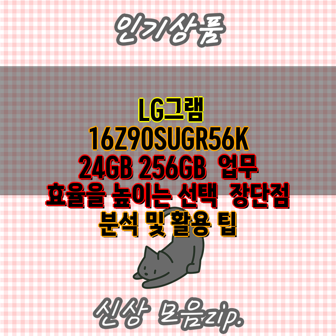  LG그램 16Z90SUGR56K 24GB 256GB 