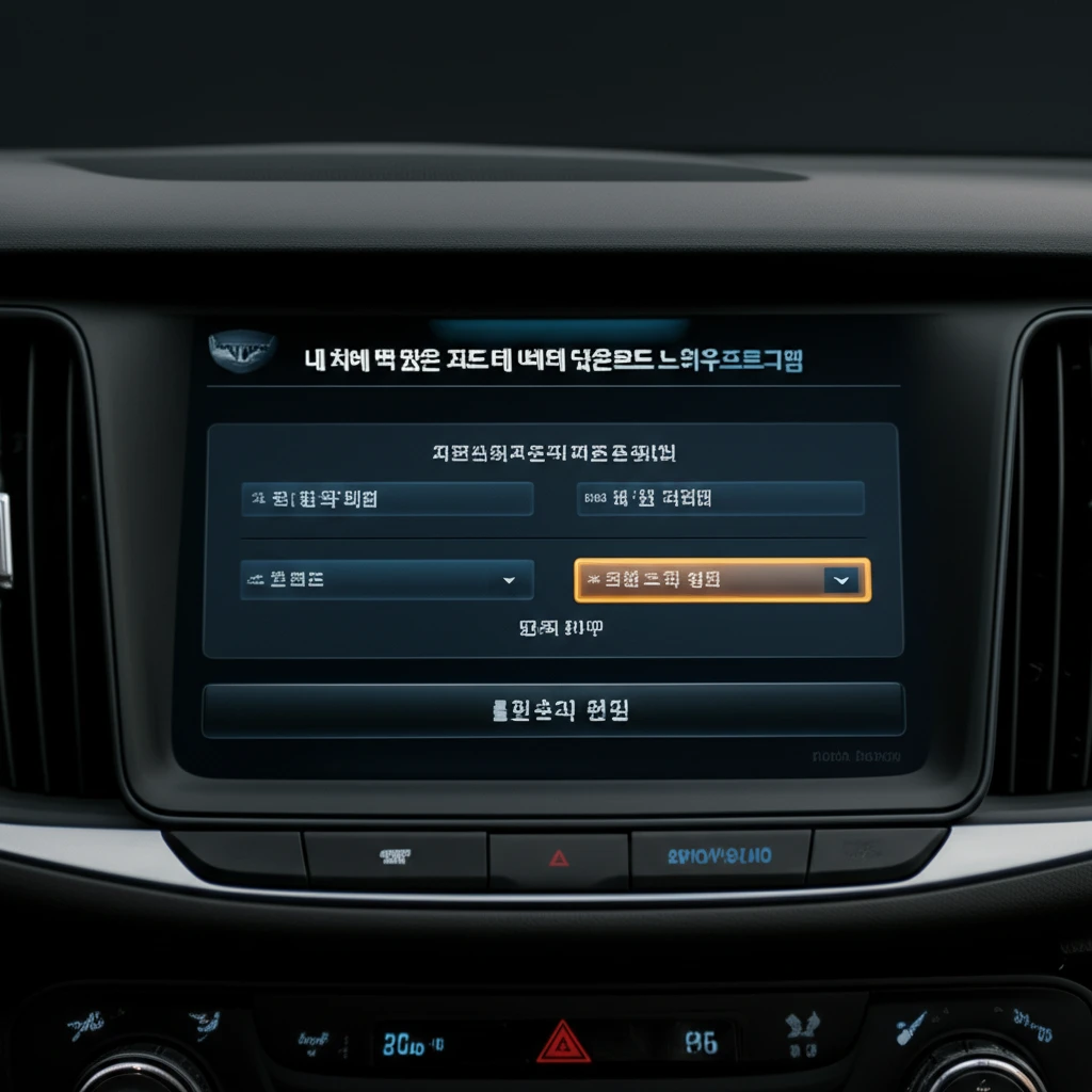 말리부 내비게이션 업데이트 시동 및 ..