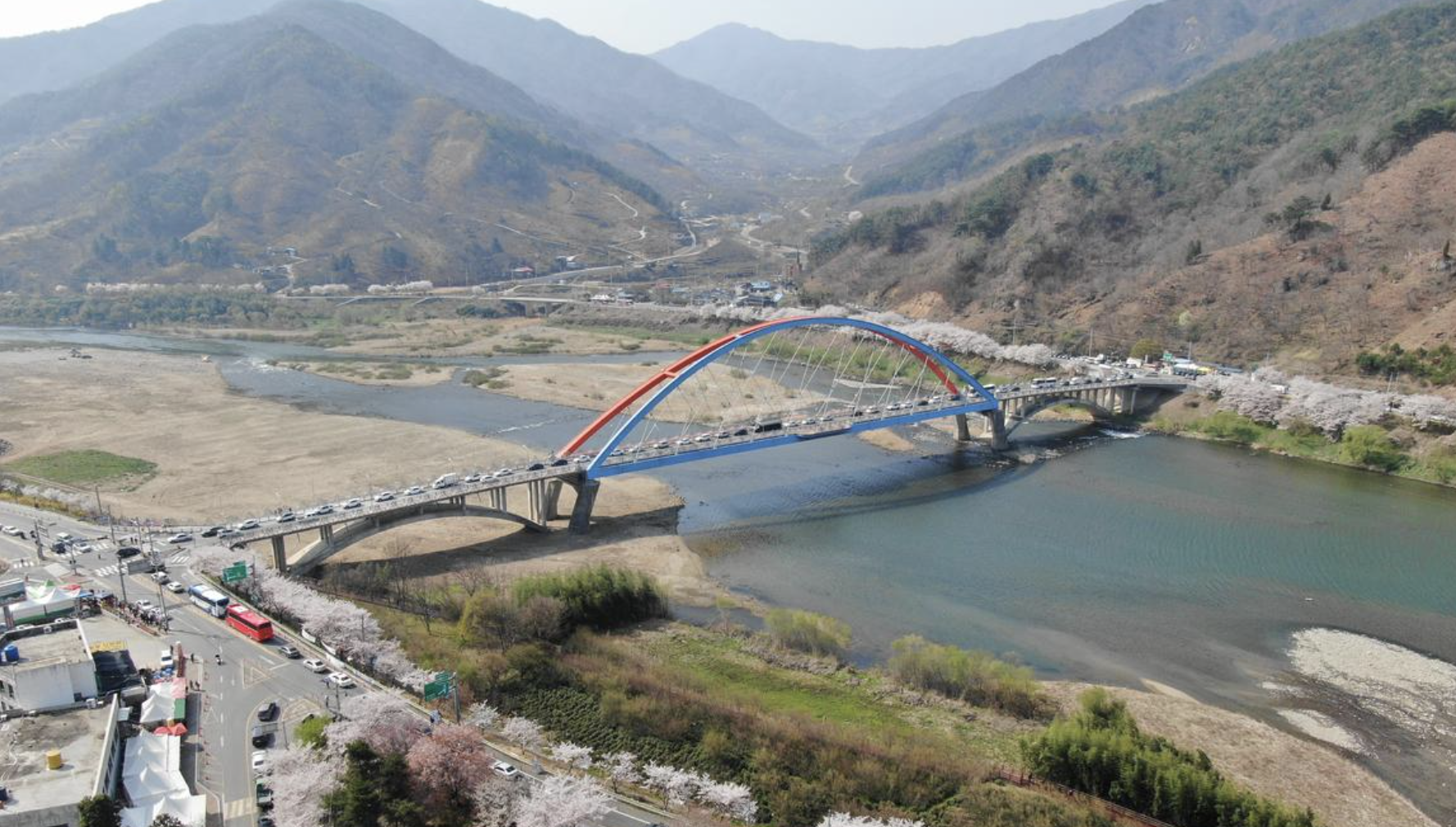 부산 근교 봄 축제 전체 사진