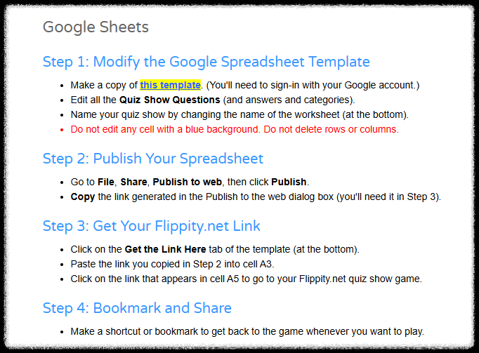 강의 도구 Flippity Quiz Show 모둠 조별 활동 퀴즈 대회, 게임쇼를 손쉽게 진행 다양한 퀴즈 게임 재미있게 하기