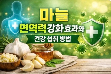 면역력 강화에 좋은 마늘효과