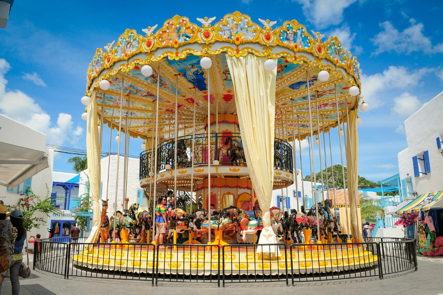 놀이공원 이미지