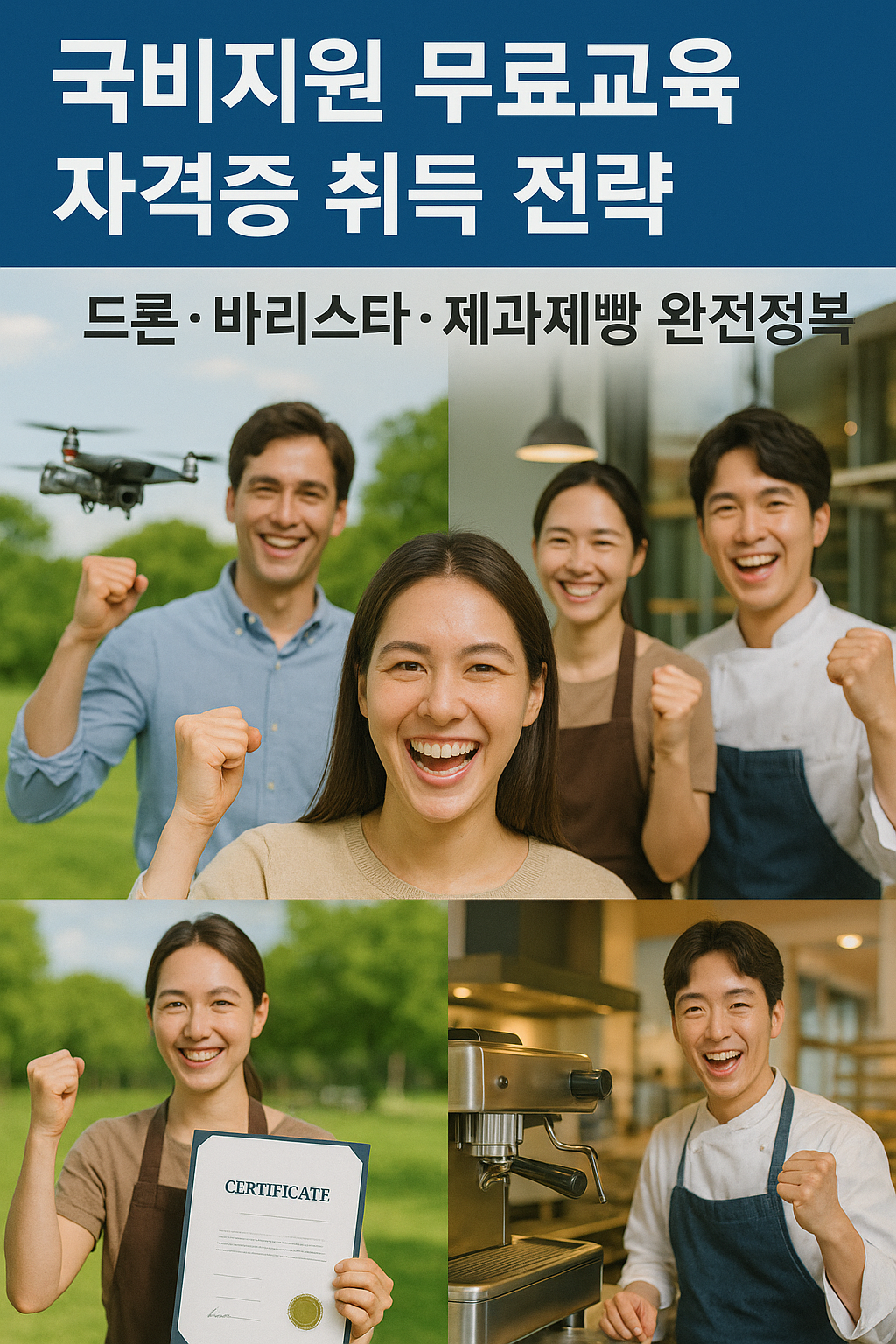 국비지원 무료교육 자격증 취득 전략