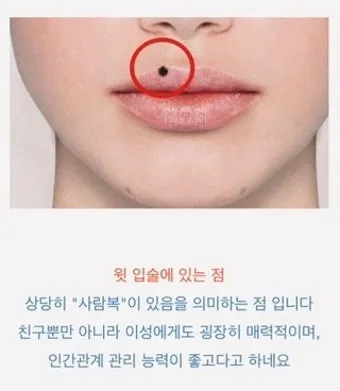 입술 밑 점 관상 참고 정보_12
