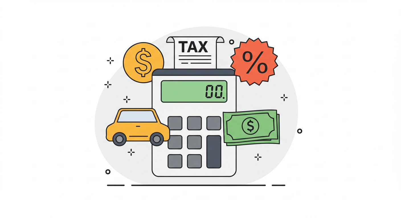"자동차세 계산기 – 납부 금액 미리 체크하는 첫걸음"에 대한 이미지입니다.