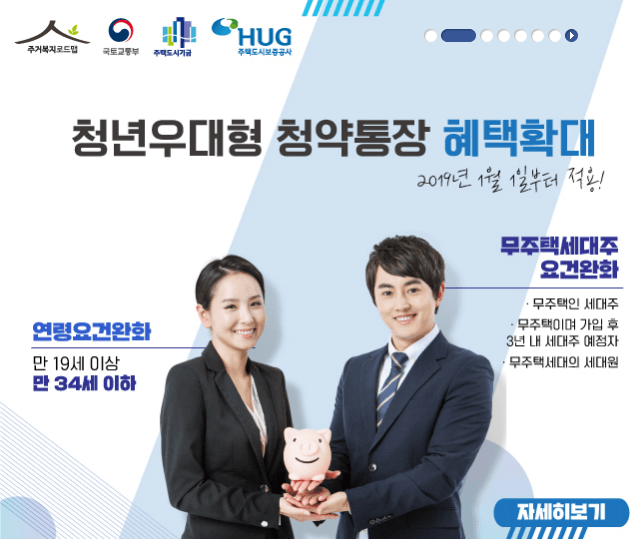 청년우대형 청약통장 세대주