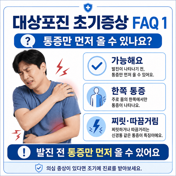 대상포진 초기증상