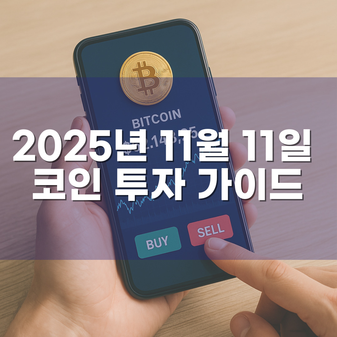 11월 11일 기준 가상화폐 시장 이슈 & 투자 가이드