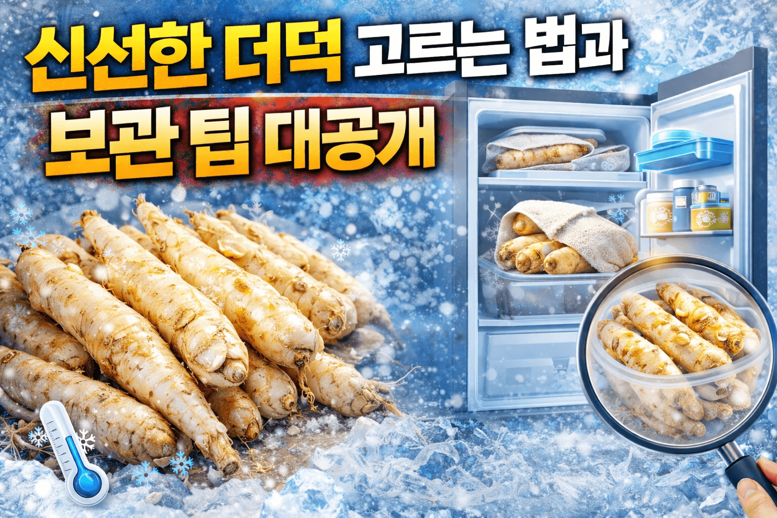 신선한 더덕 고르는 법과 보관 팁 대공개 썸네일