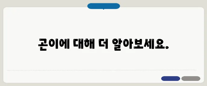 곤이 뜻과 요리로 활용하는 법