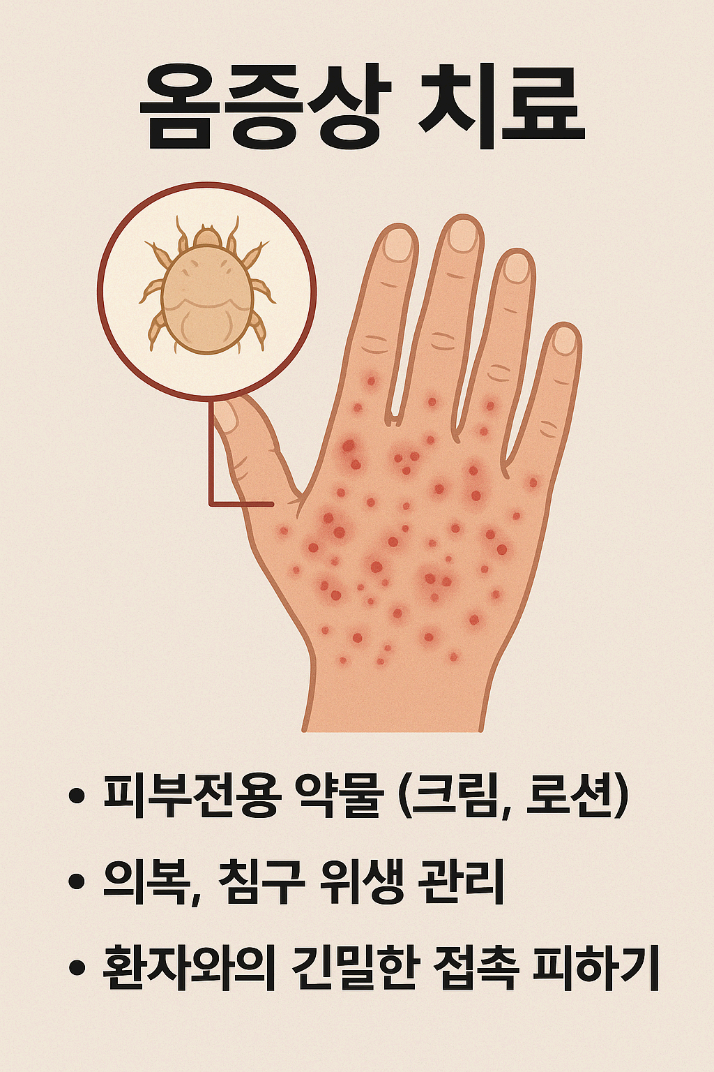 옴증상