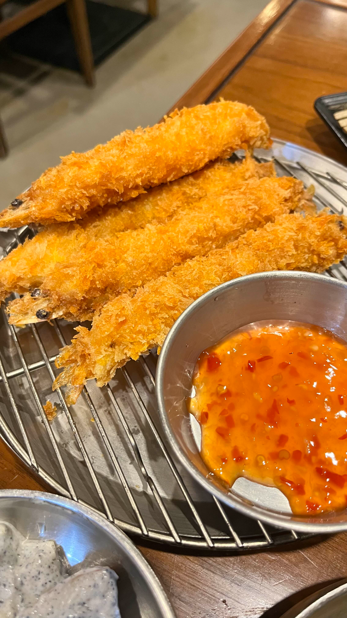 왕새우튀김 5마리