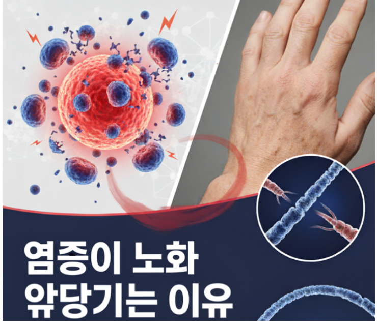 염증이 노화를 앞당기는 이유 썸네일,Why Inflammation Accelerates Aging Thumbnail