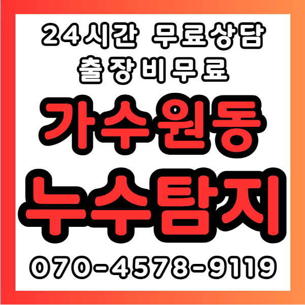 가수원동누수1