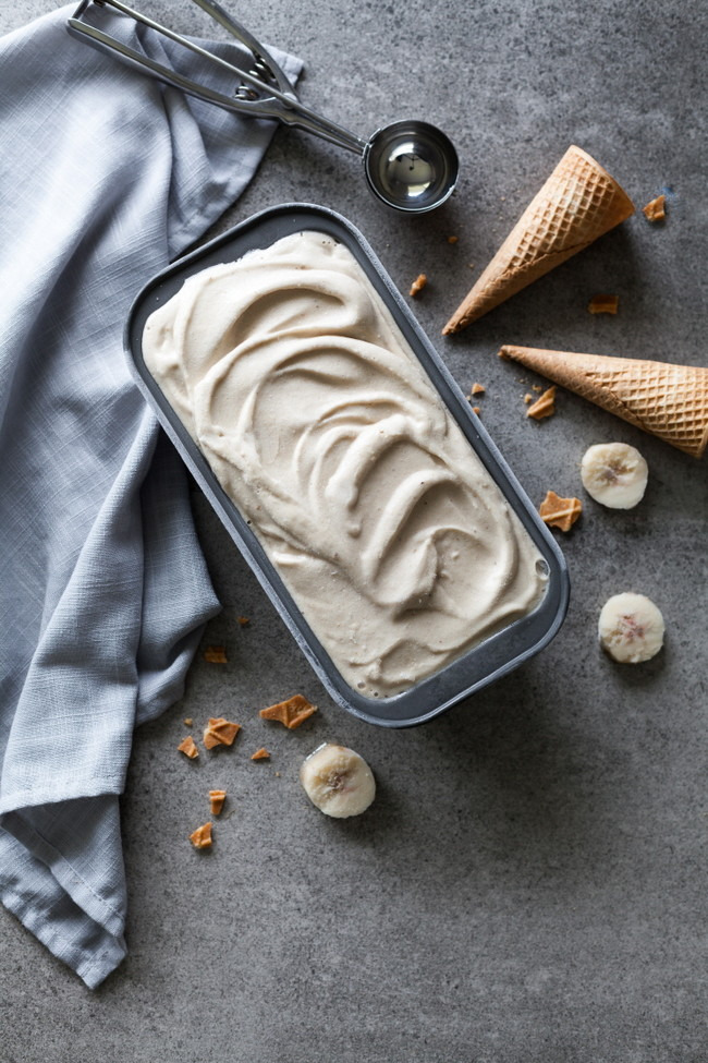 두유로 만드는 바나나 셔벗