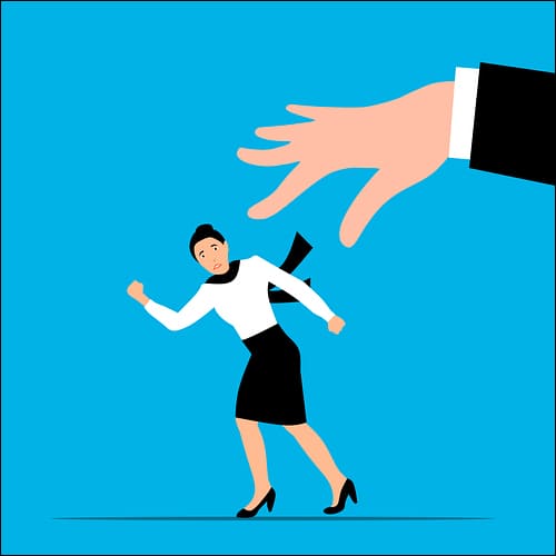 여성을 자신의 뜻대로 움직이게 만드는 손