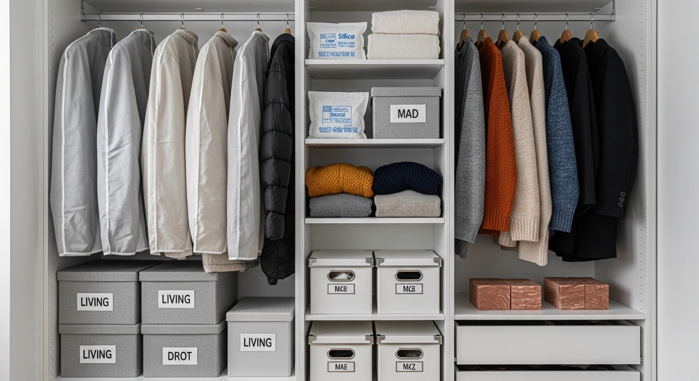 좁은 자취방의 기적, 옷장 공간을 200% 늘리는 계절별 옷 정리와 보관의 기술