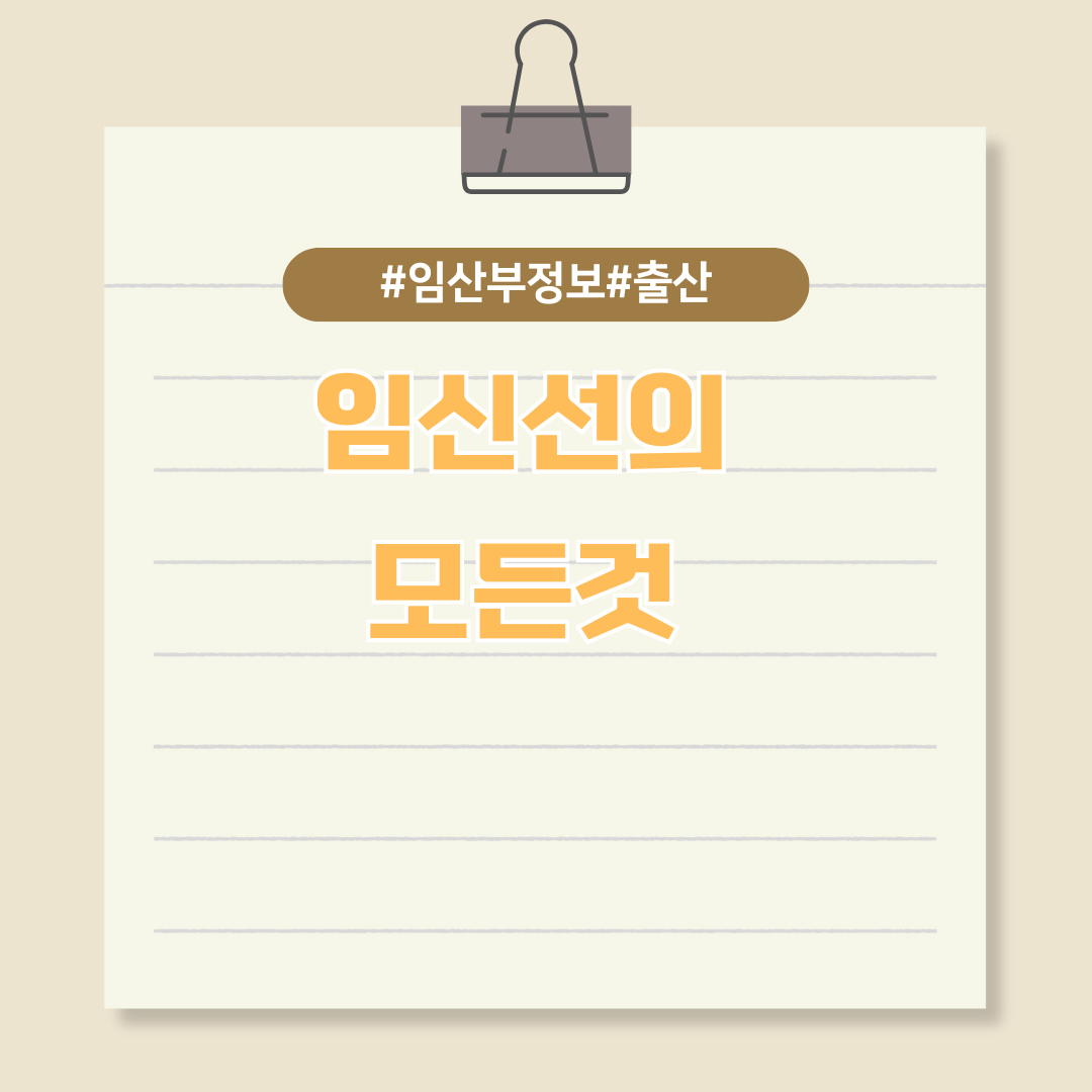 임산부들이 가장 궁금해하는 임신선에 대한 모든것