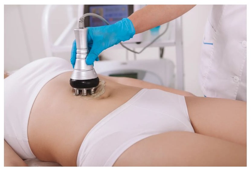 여성 복부 초음파 검사 이미지