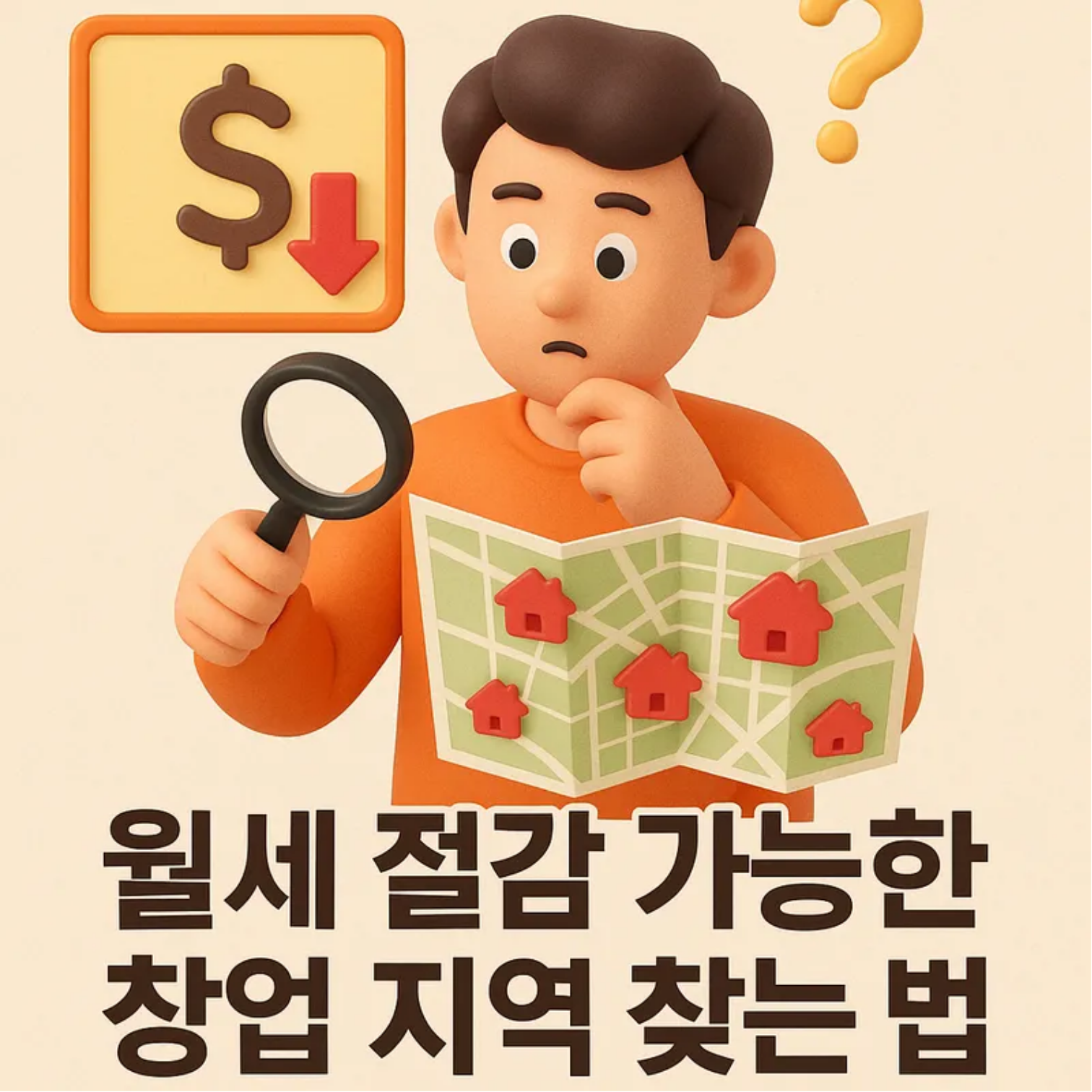 월세 절감 가능한 창업 지역 찾는 법
