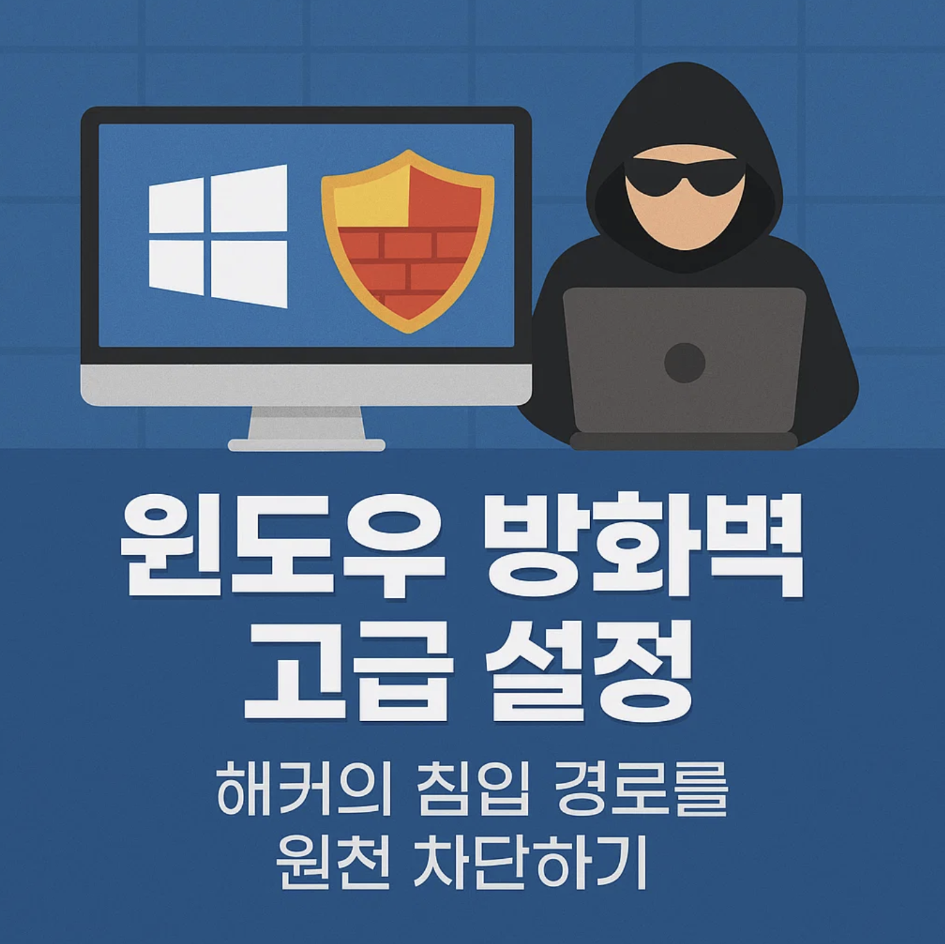 윈도우 방화벽 고급 설정, 해커의 침입 경로를 원천 차단하기