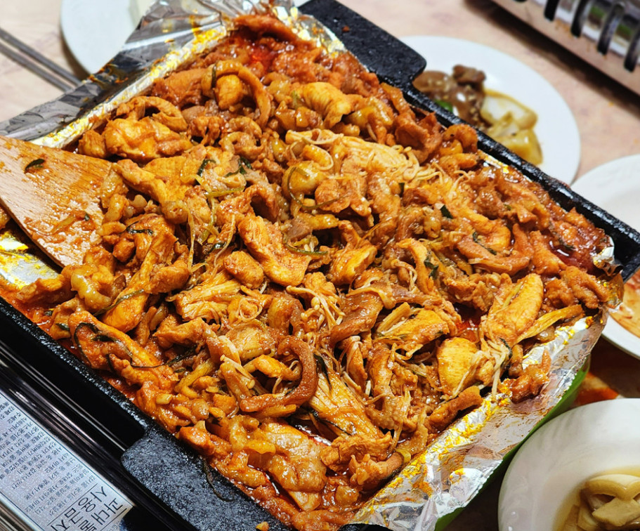 한국인의밥상 해남 닭 코스 요리