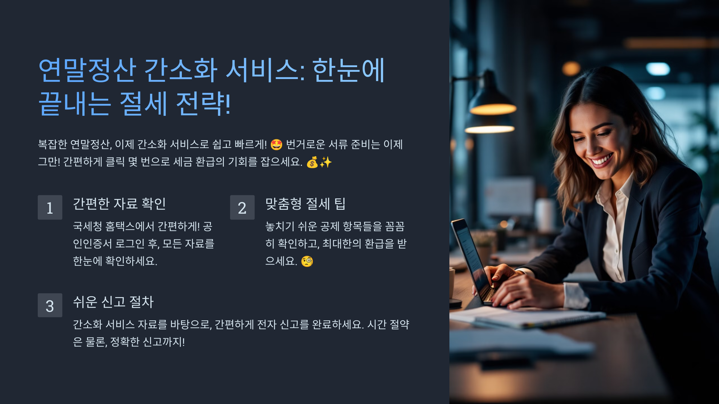 연말정산 간소화 서비스: 한눈에 끝내는 절세 전략!