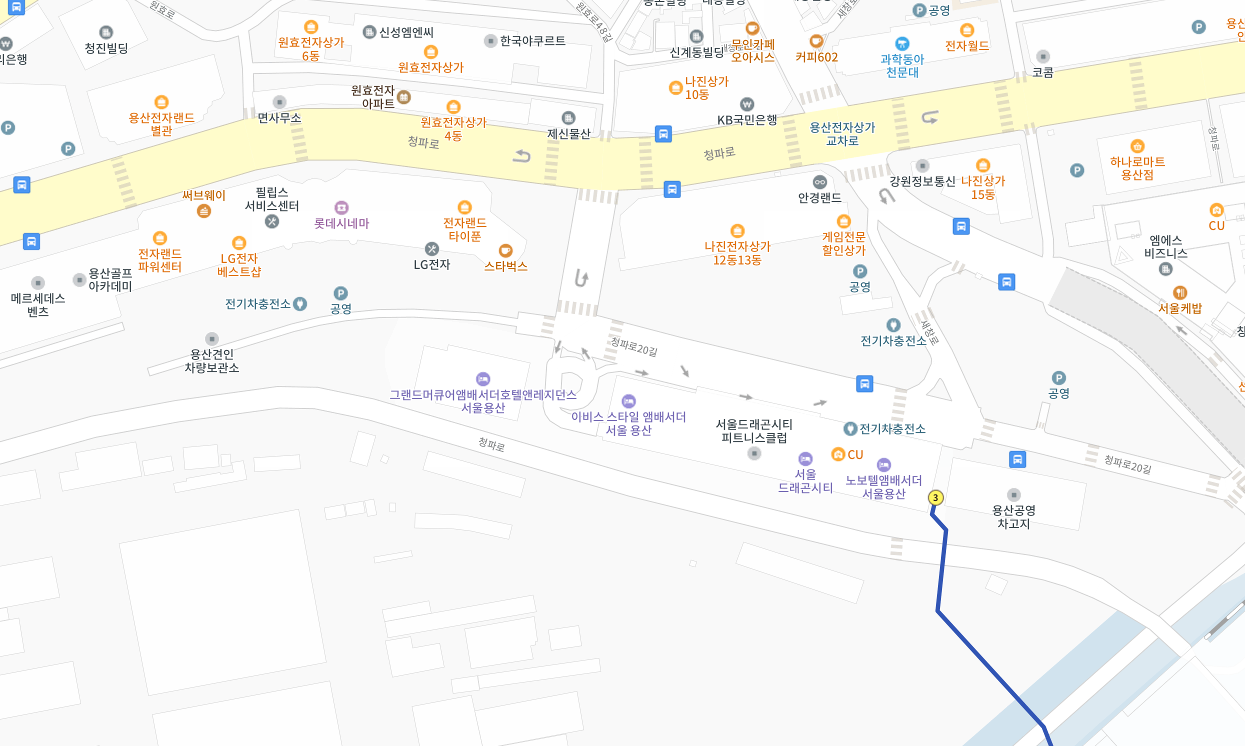 KTX / ITX 용산역 주차장