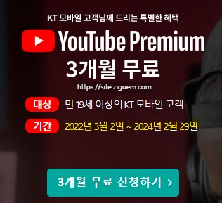 유튜브 프리미엄 무료