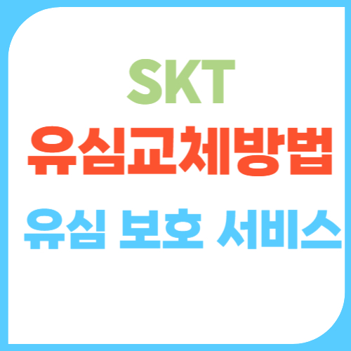 SKT 유심 교체 방법 및 유심 보호 서비스