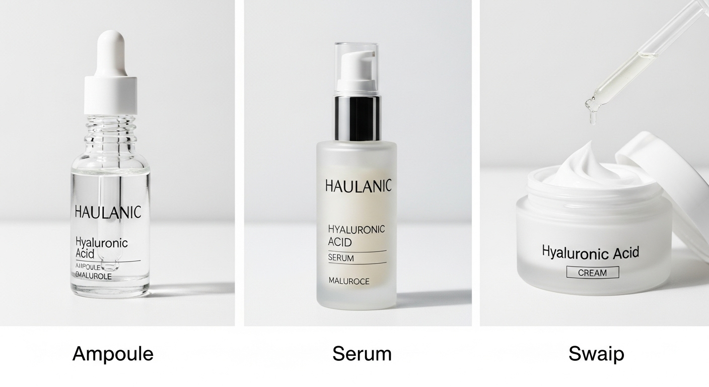 히알루론산 앰플 , 세럼 , 크림