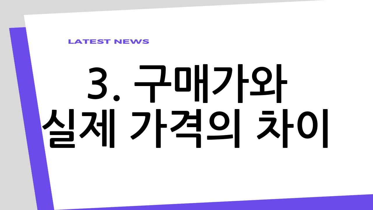 3. 구매가와 실제