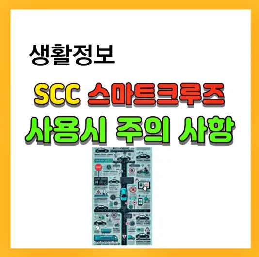 스마트크루즈 사용시 주의 사항 안내