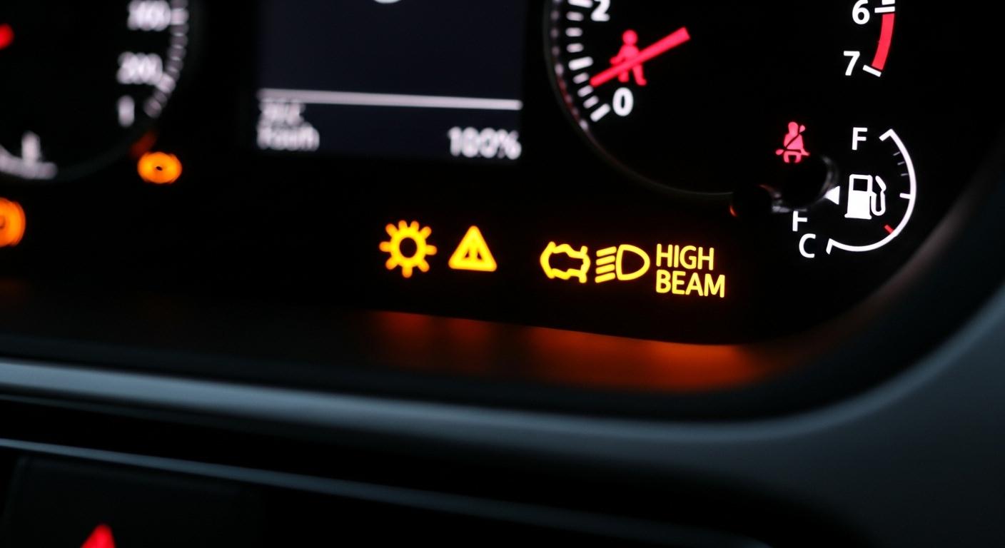 자동차 램프모양 경고등