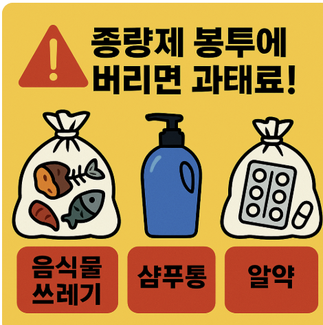 종량제 봉투에 버리면 과태료! 일상 속 헷갈리는 분리배출 완벽 정리 관련 사진