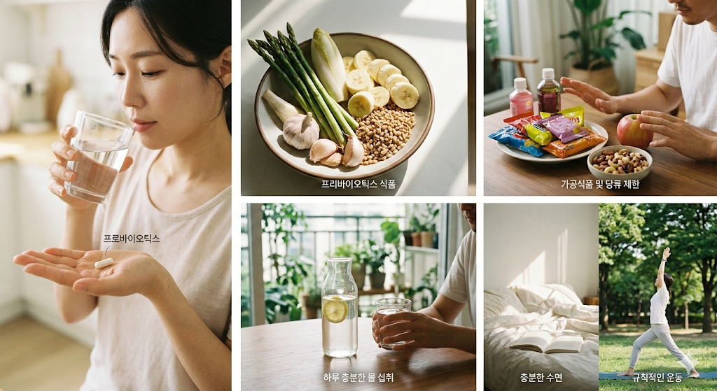 장 건강관리-사진