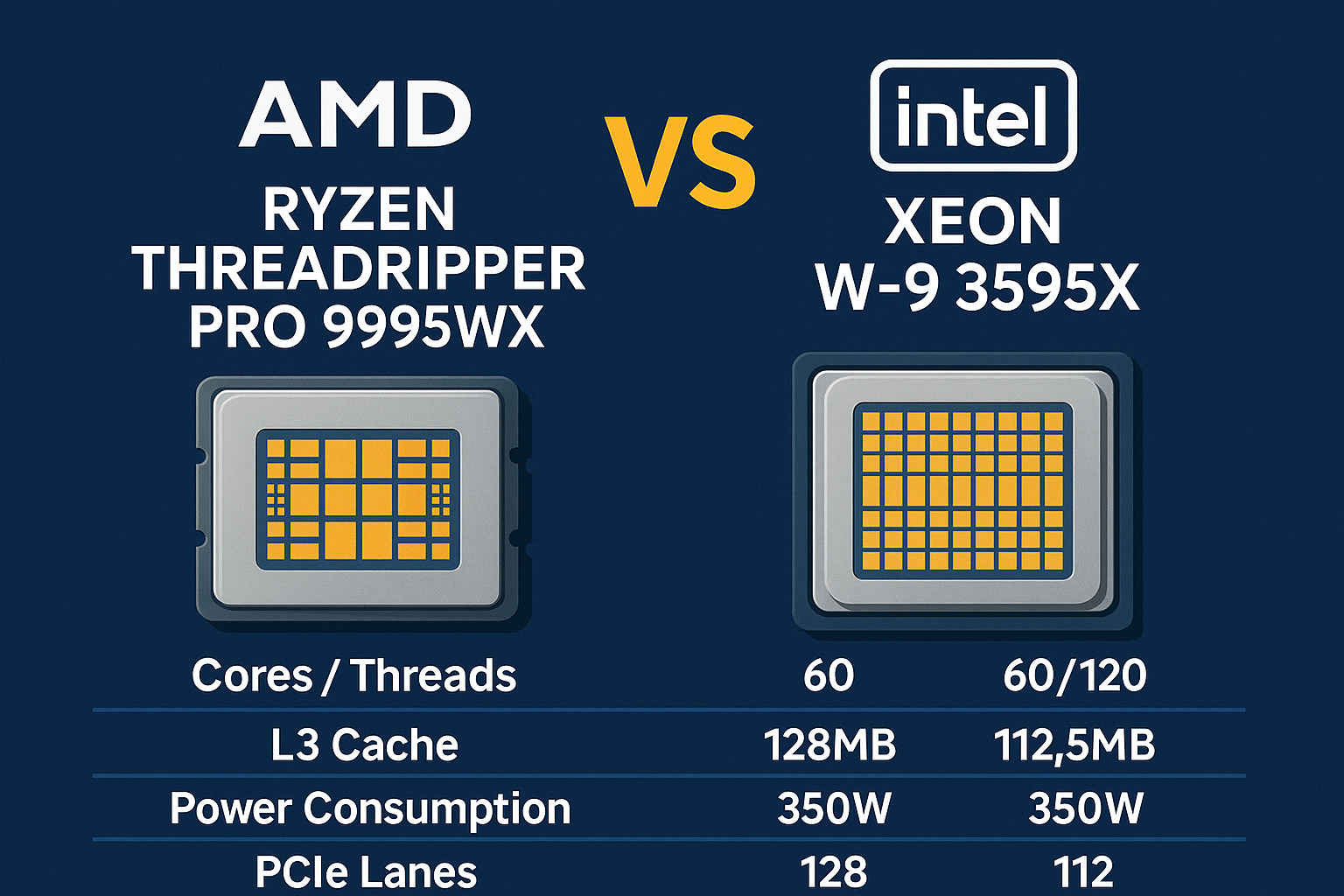 2025년 최고 성능 CPU는? AMD vs 인텔 비교 및 AI 반도체 전망