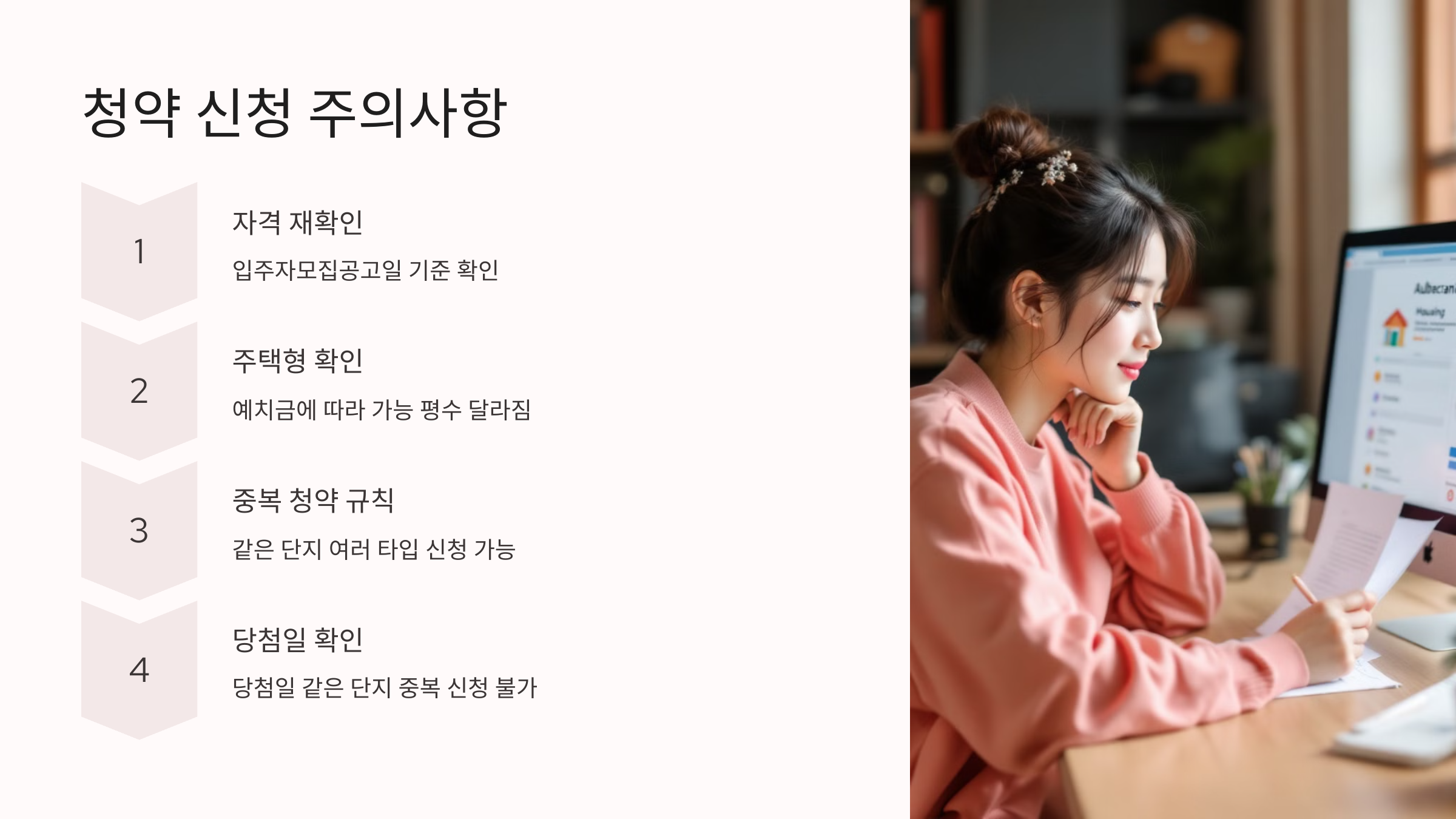 청약 신청할때 이것만은 조심하세요