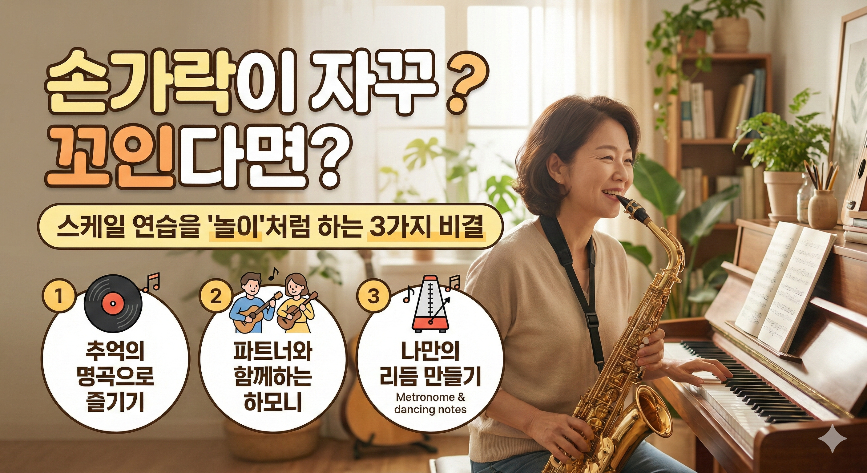 손가락이 자꾸 꼬인다면?스케일 연습을 '놀이'처럼 하는 3가지 비결