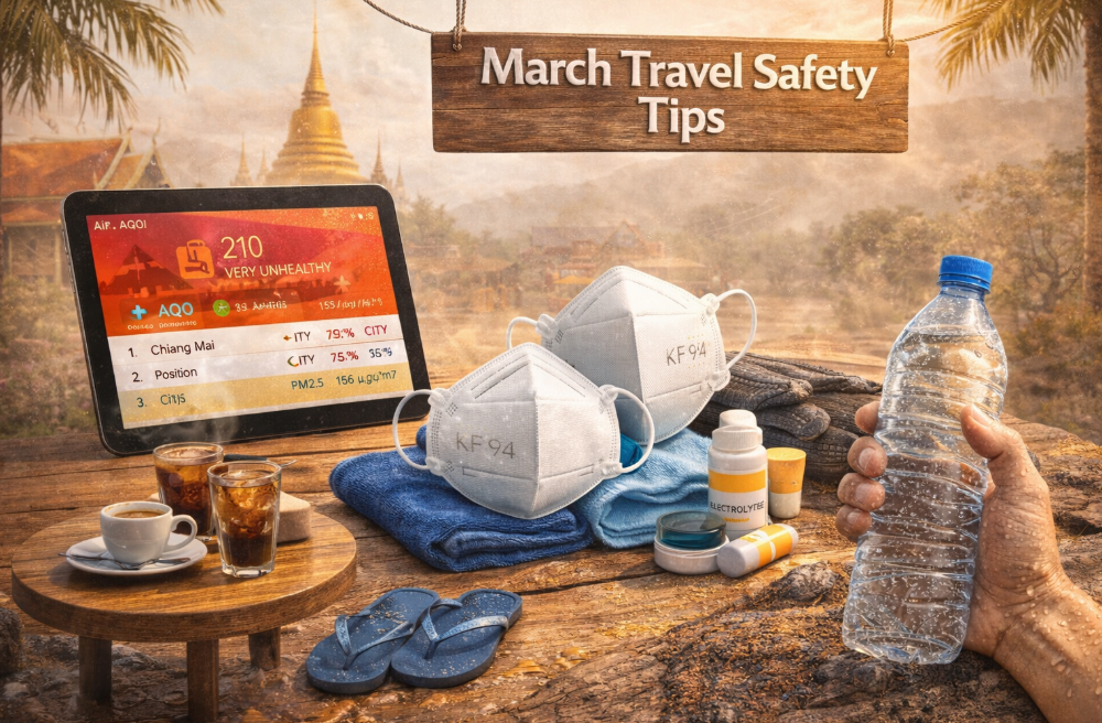 치앙마이 여행하기 좋은 계절 온도 날씨 옷차림 준비물 3월 주의사항