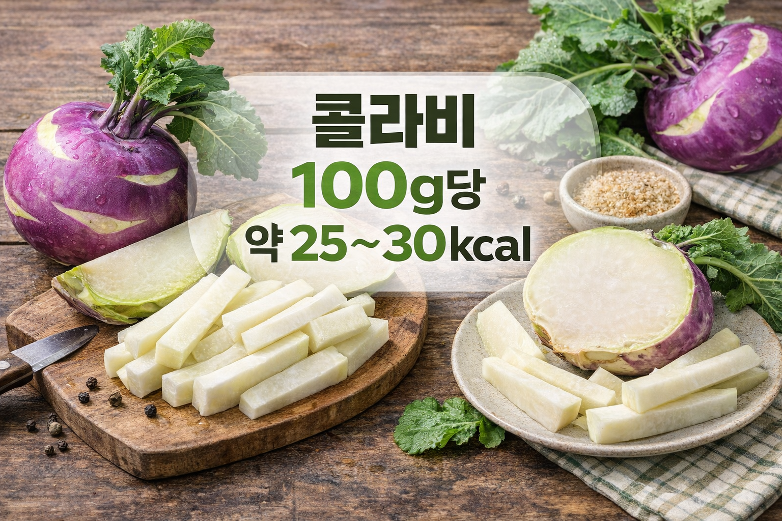 콜라비 칼로리