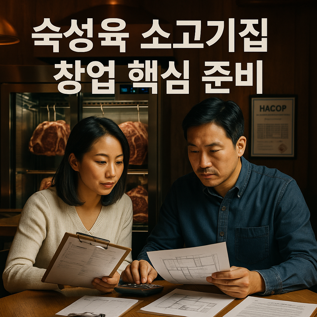 숙성육 소고기집 창업 핵심 준비사항