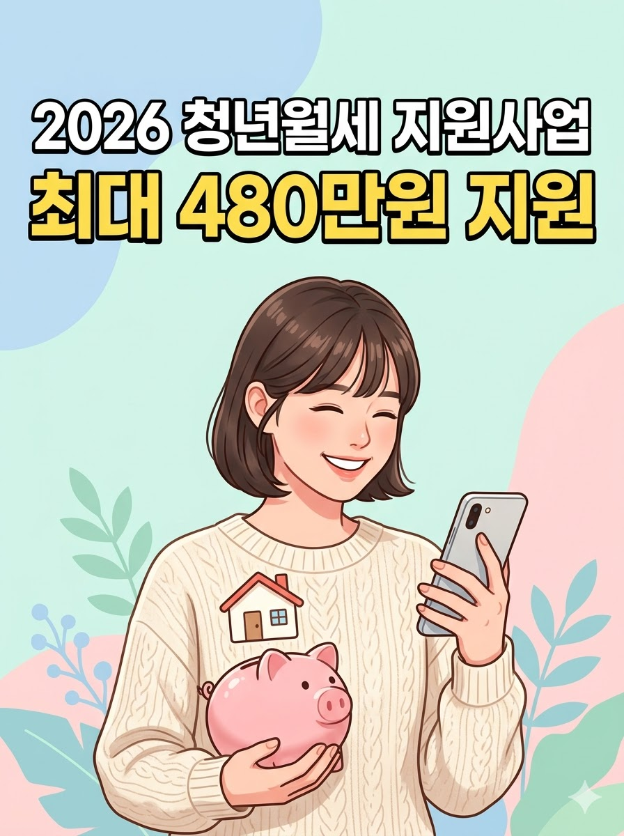 2026년 청년월세 지원사업 24개월 연장 혜택을 환영하는 청년 썸네일