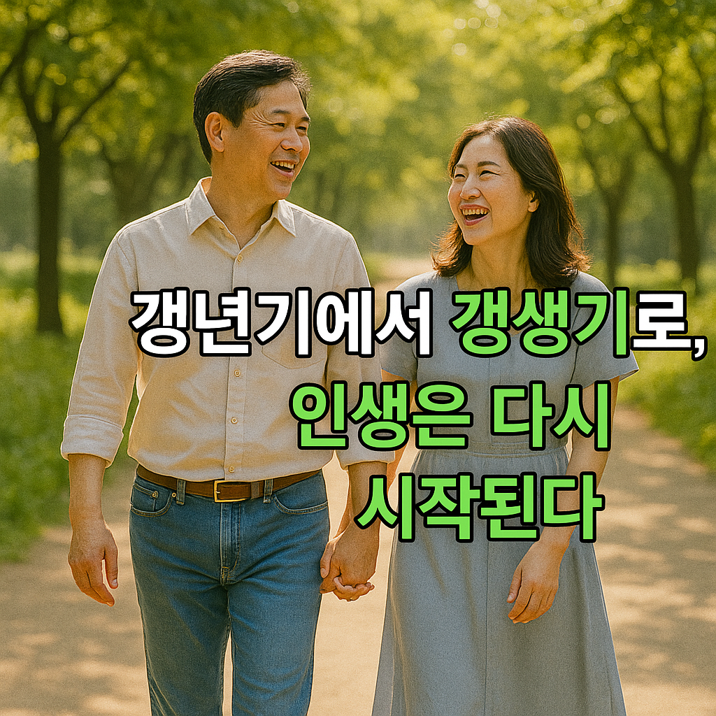 갱년기를 극복하고 새롭게 시작하는 부부