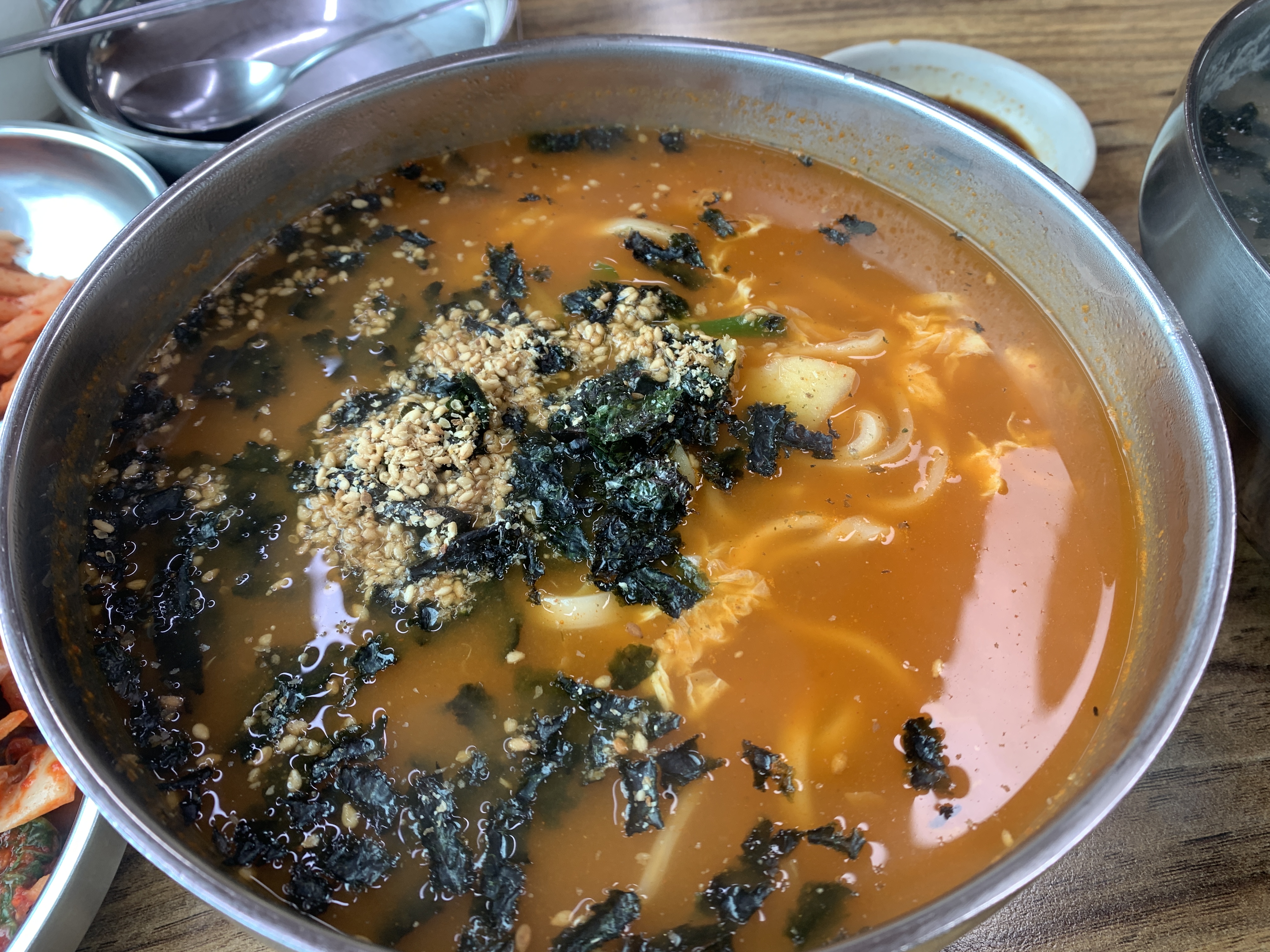 장칼국수