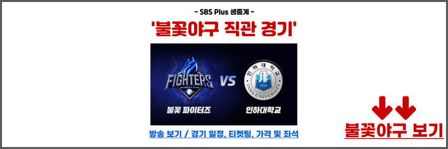 불꽃야구 방송