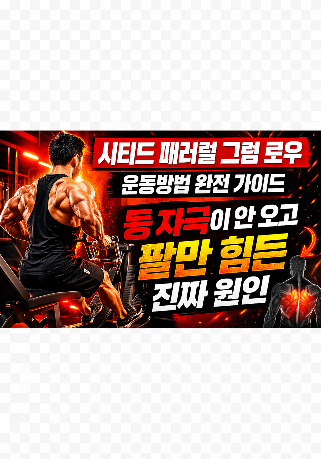 시티드 패러럴 그립 로우 운동방법 완전 가이드
