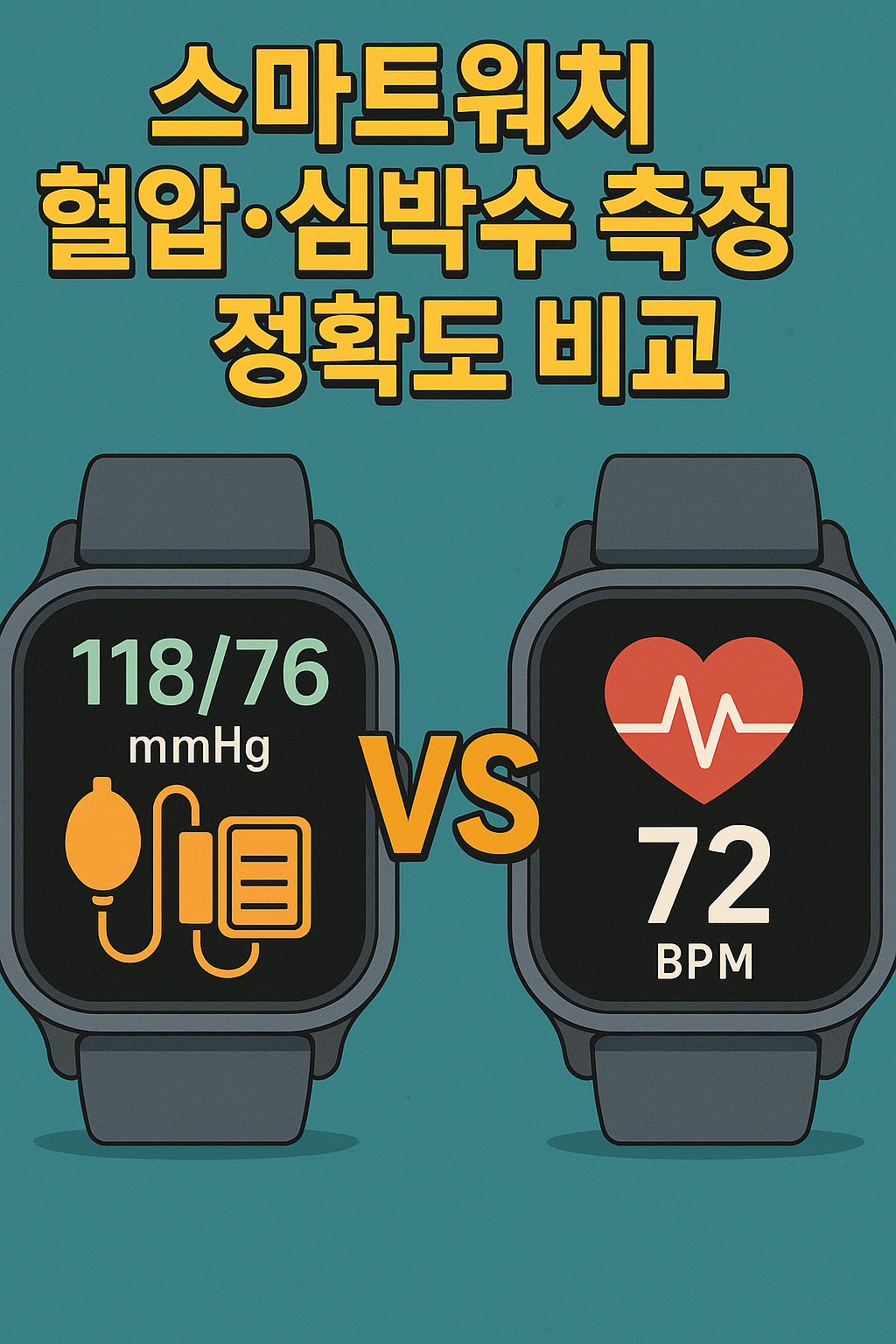 스마트워치 혈압&middot;심박수 2025년 최신 기술 분석