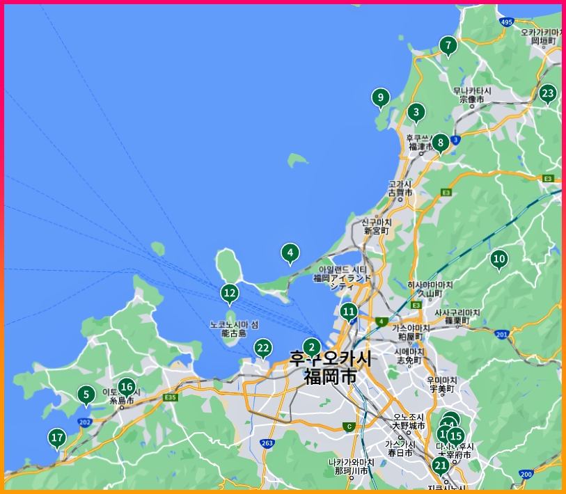 후쿠오카 벚꽃 축제 명소